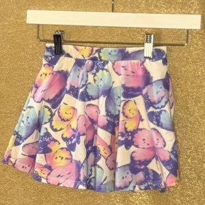 Floral Pleated Skirt